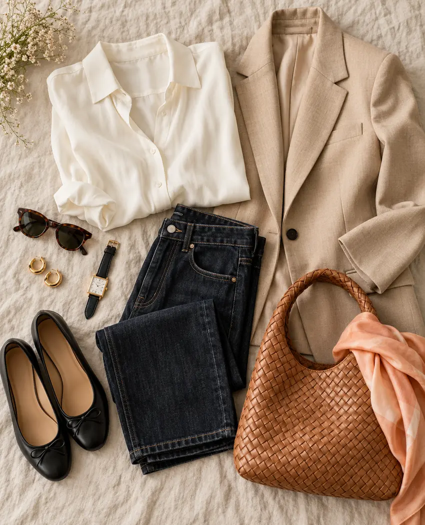Curated classic wardrobe pieces